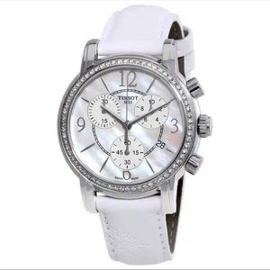 Tissot Dressport Diamond MOP Dial Ladies Watch T0502176711700  MSRP $2,050